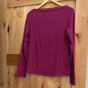 Banana Republic Fuchsia Long Sleeve Top